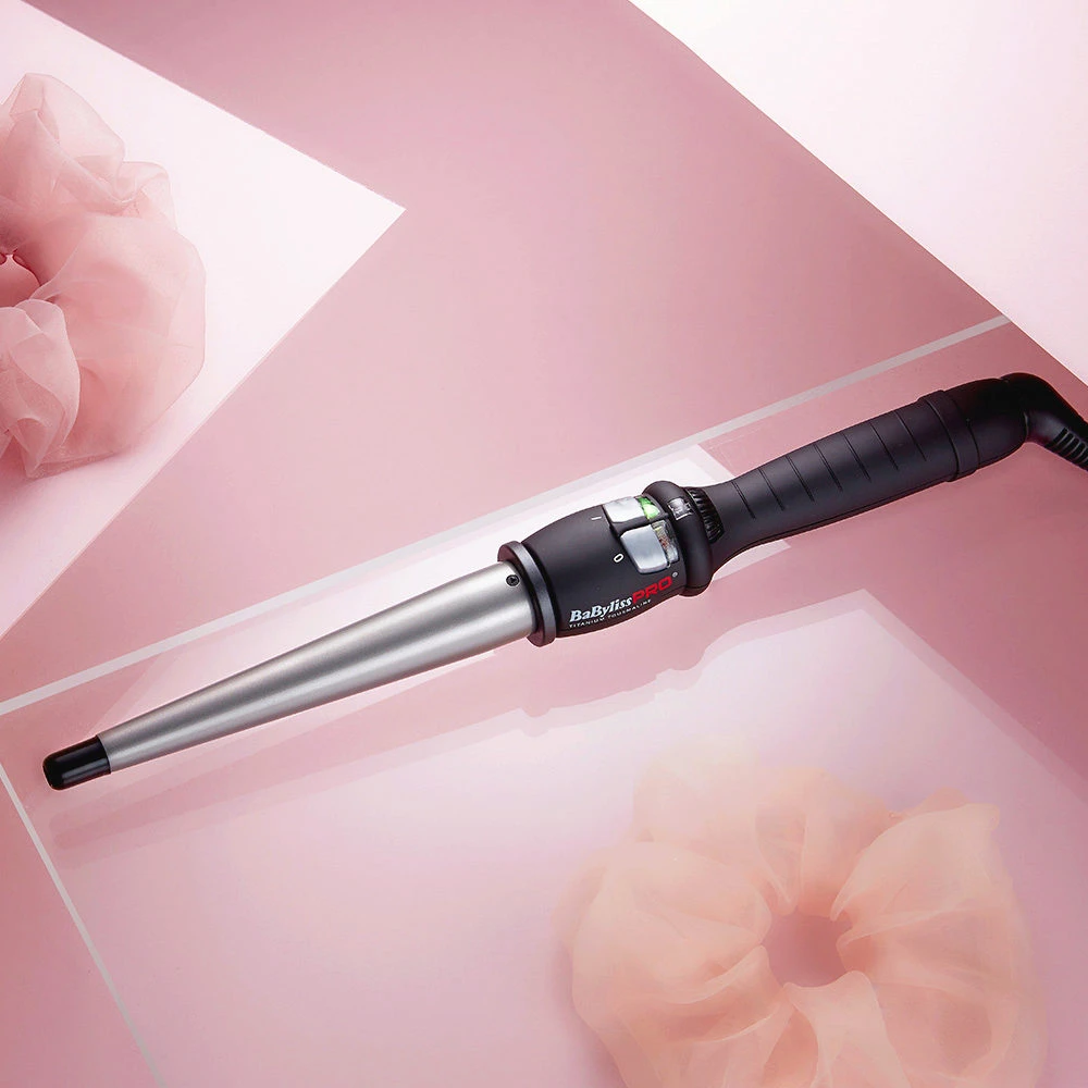 Babyliss Pro Fer à Friser Conique De 32 Mm à 19 Mm BAB2281TTE 2 Babyliss Pro Fer à Friser Conique De 32 Mm à 19 Mm BAB2281TTE – Image 2