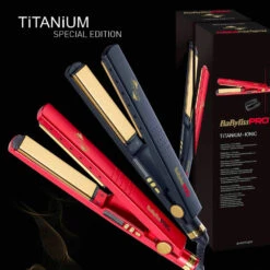 Babyliss Pro Piastra Black Titanium Ionic BAB3091BKTE - Lisseur Avec Plaques En Titanium -Babyliss Pro A HG039955 3 500x500 1