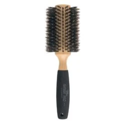 Babyliss Pro Brosse Ronde En Poil De Sanglier "Nature Pro" Avec Manche En Bois De Chêne Recouvert D'éponge 747-SC - Jumbo (3,5cm/1,2")