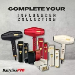 Babyliss Pro Séchoir Turbo Haute Performance "Influencer Collection RedFX Dryers" 1875 Watts - Rouge -Babyliss Pro image 174