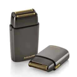 Babyliss Pro Ensemble De Rasoir à Lames Unique Et Double Lame "LimitedFX Collection" - Gris Acier