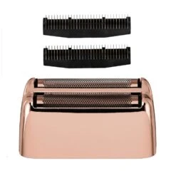 Babyliss Pro Tête Et Système De Coupe De Rechange FXRF2RG Pour Les Rasoir à Double Grille "FoilFXF" - Or Rose