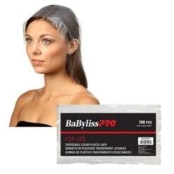 Babyliss Pro Bonnet En Plastique Transparant Jetable - 100/pqt